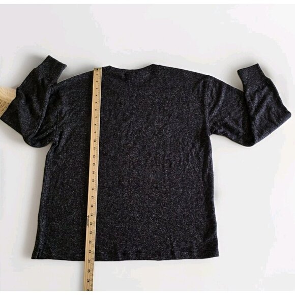 PINK Victoria's Secret Pajama Set Women S Heathered Gray LS Top Pants - Picture 7 of 16